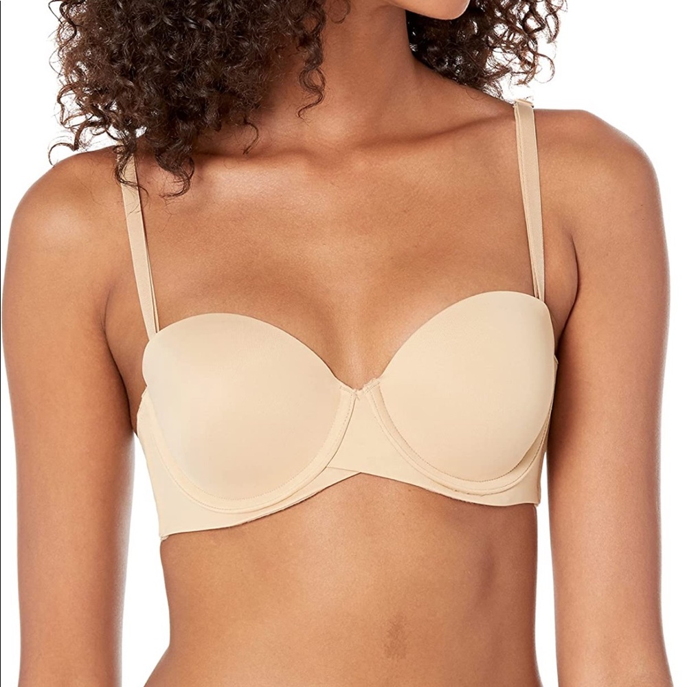 Maidenform Self Expressions Strapless Bra, Balconette Bra, Best Strapless Bra40D